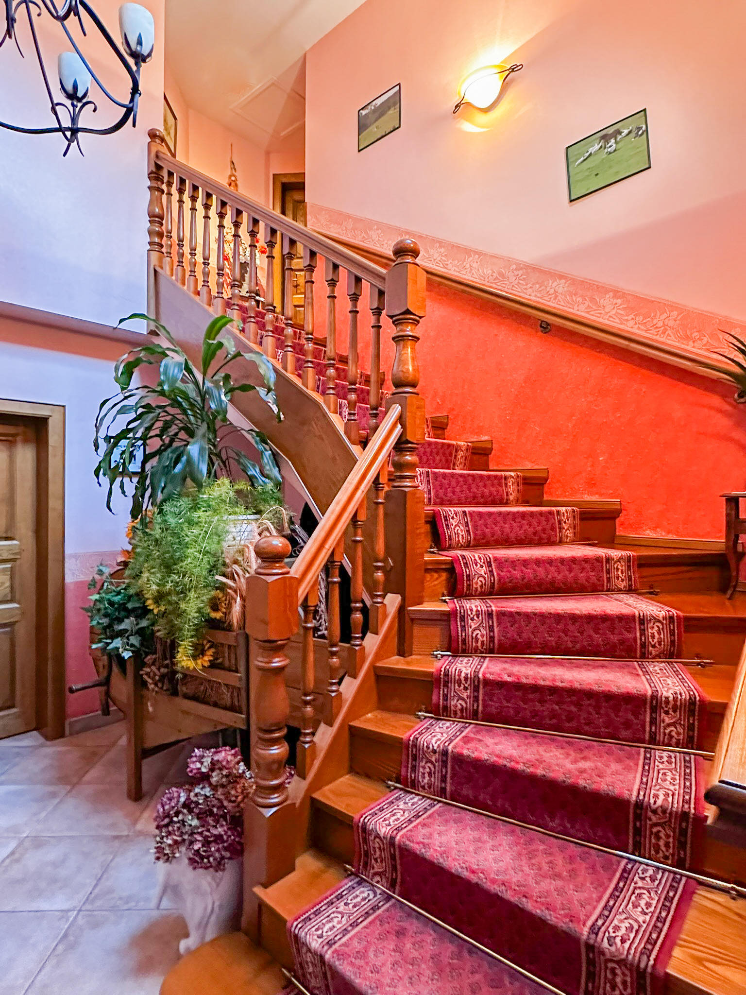 Escalier de l'auberge du Gimbelhof