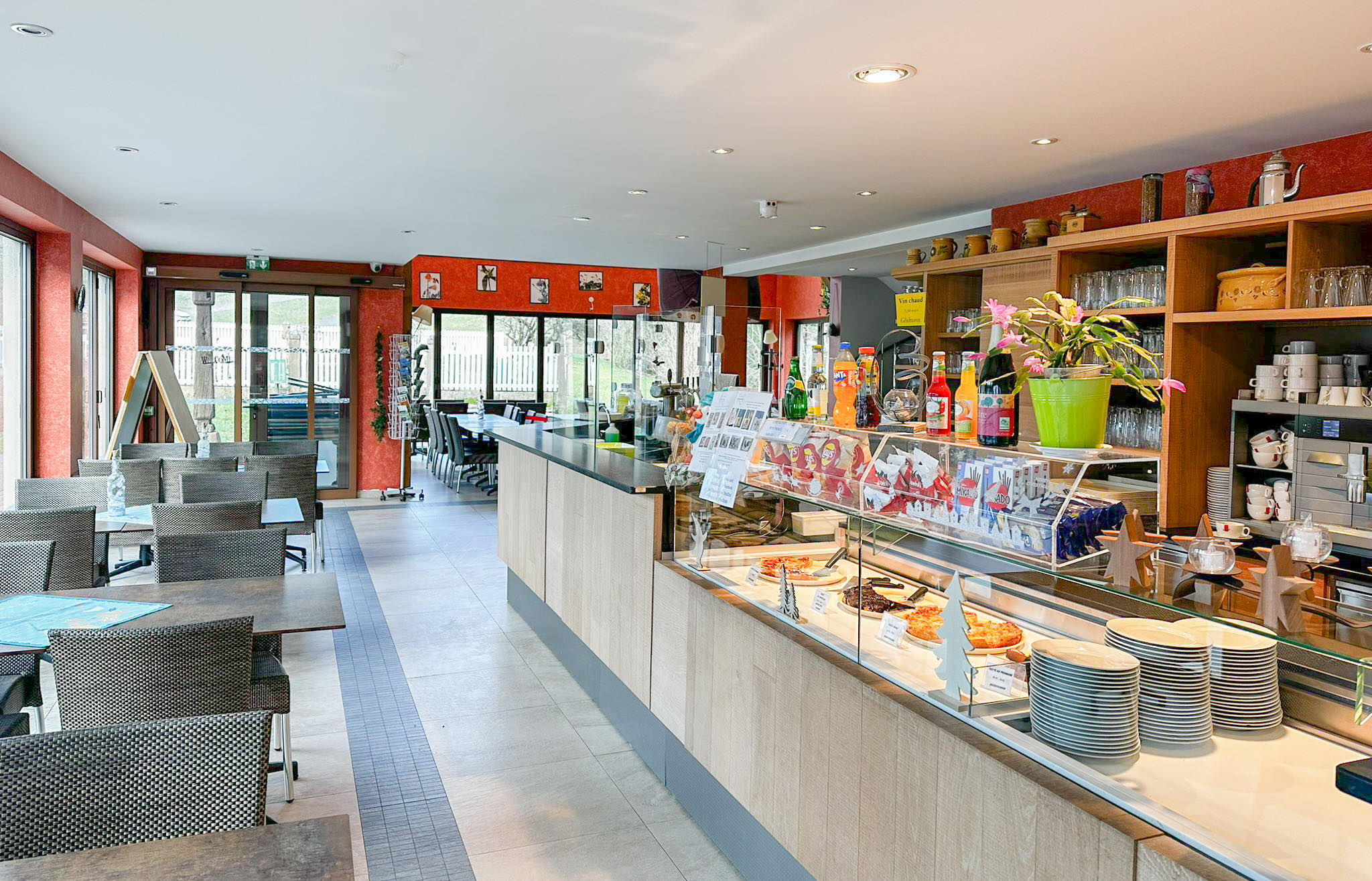Espace de restauration self-service